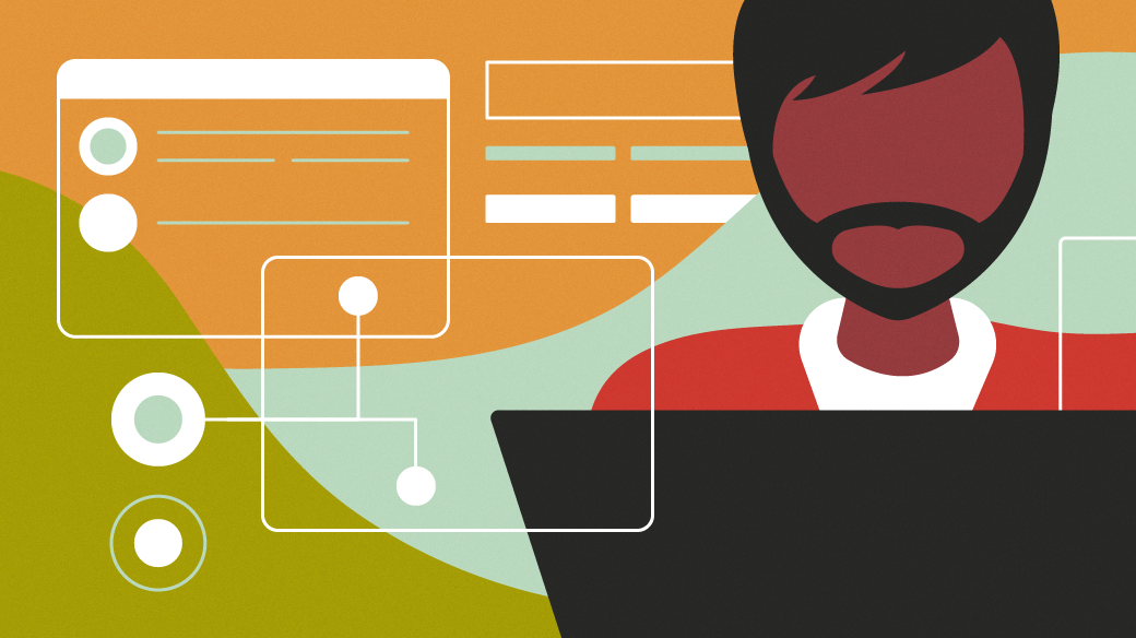 Person using a laptop Person using a laptop